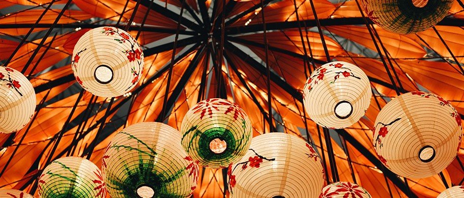 Traditional Vietnamese lanterns