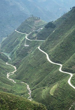 Distant view in Vietnam